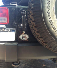 Jeep Wave Fan Bumper Sticker